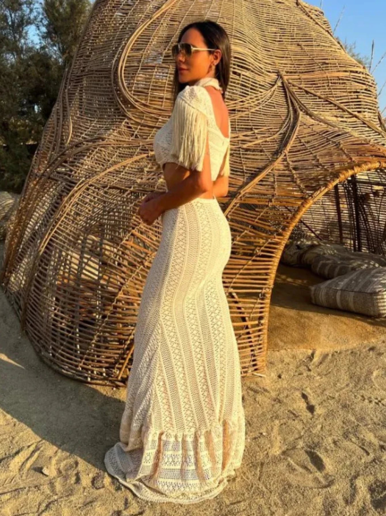 Robe longue, élégante, beach wear NEITH