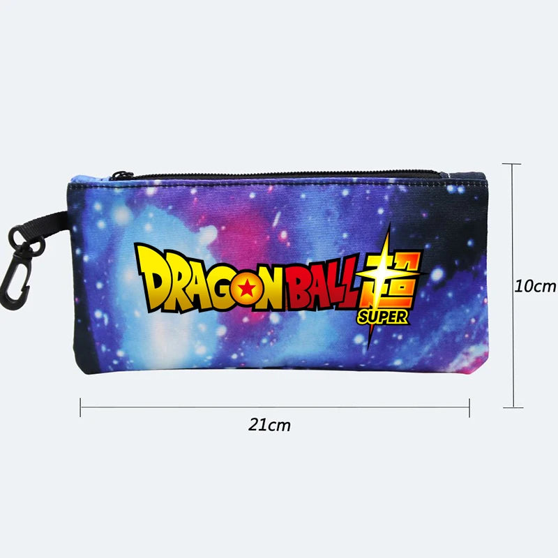 Sac à dos Dragon Ball Super en 3 pièces, idéal pour les adolescents. Ce set de sacs scolaires combine un design animé accrocheur avec une grande capacité, parfait pour le retour à l'école.