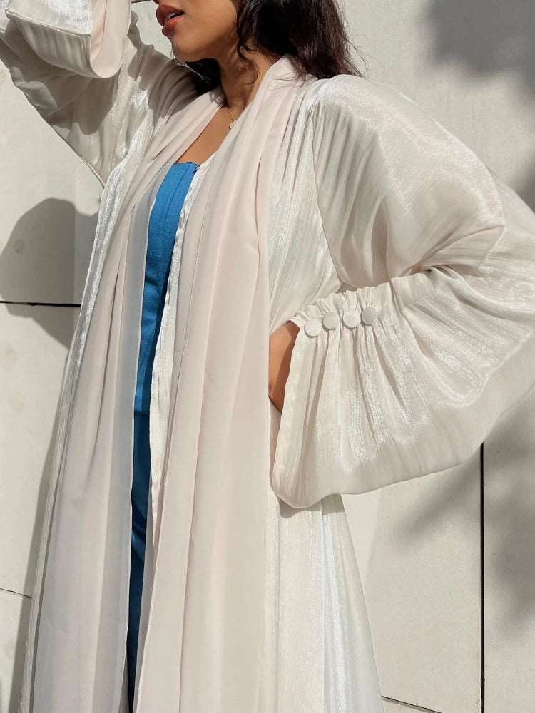 Abaya, soyeuse, robe, caftan, élégant, eid outfit NEITH