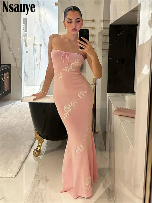 Robe longue, bustier, moulant, élégant et sexy NEITH